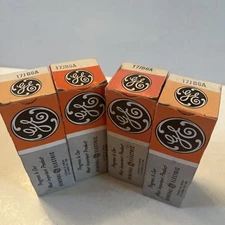 4 NOS 17jb6 17JB6a Beam Power Amplifier Vacuum Tubes GE, Mo2