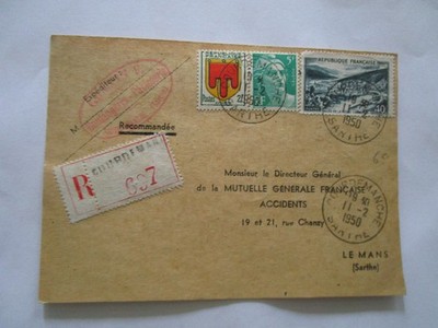 Versicherungskarte vom 11.2.1950