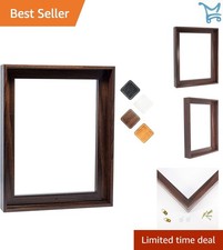 Canvas Floater Frame Dark Brown 11x14 for Canvas Painting Wall Art Decor