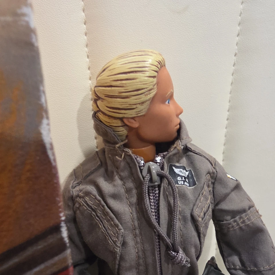 NUEVO EN CAJA GI Joe Clásico Jane Mujer Rubia Ejército de Estados Unidos Helicóptero Falta Chaleco Piloto LE Foto 4 de 4