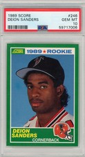 1989 Score Deion Sanders #246 PSA 10