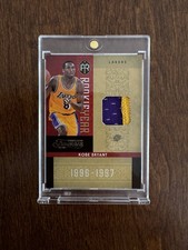 2009-10 Timeless Treasures - Rookie Year Materials Kobe Bryant #4 Prime /25