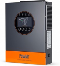 4000W 24V Hybrid Solar Inverter 110V/120Vac 100A MPPT Controller Pure Sine Wave