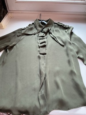 BASLER BLUSE Dunkelgrau Elegant Feminin GR 40 M