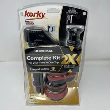 Korky 2X Long Life Universal Complete 2-Inch Toilet Repair Kit 4010X Stronger