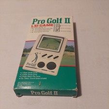 VINTAGE PRO GOLF II GAME HANDHELD GAME ELECTRONIC with Manual