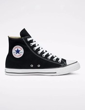 CONVERSE Chuck Taylor ALL STAR HIGH TOP Mens Size 10 BLACK / WHITE M9160 NEW
