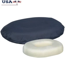 Donut Ring Cushion Back Pain Relief Sciatica Support Machine Washable Cover New