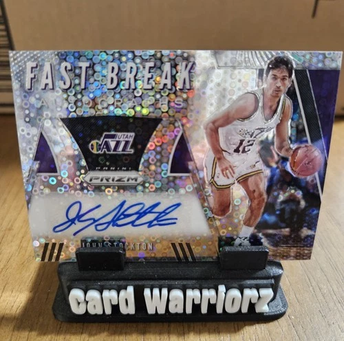 2019  Panini Prizm John Stockton Fast Break Autographs disco