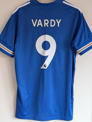 LEICESTER CITY 2020/21 Home Shirt #9 VARDY - Large (L) Authentic Adidas Trikot