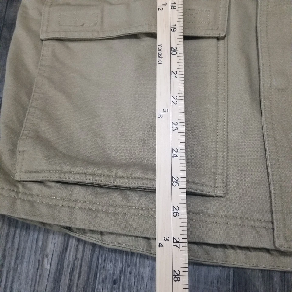 RedHead Utility Vest with Game Pouch Size Large Beige Green Fleece Lined - Image 3 of 4