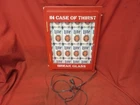 1989 Vintage Miller Lite Beer IN CASE OF THIRST BREAK GLASS Lighted Bar Sign