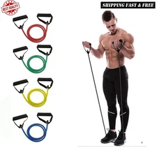 Resistance Bands With Handles Workout Exercise Bands Strength Training at Home
