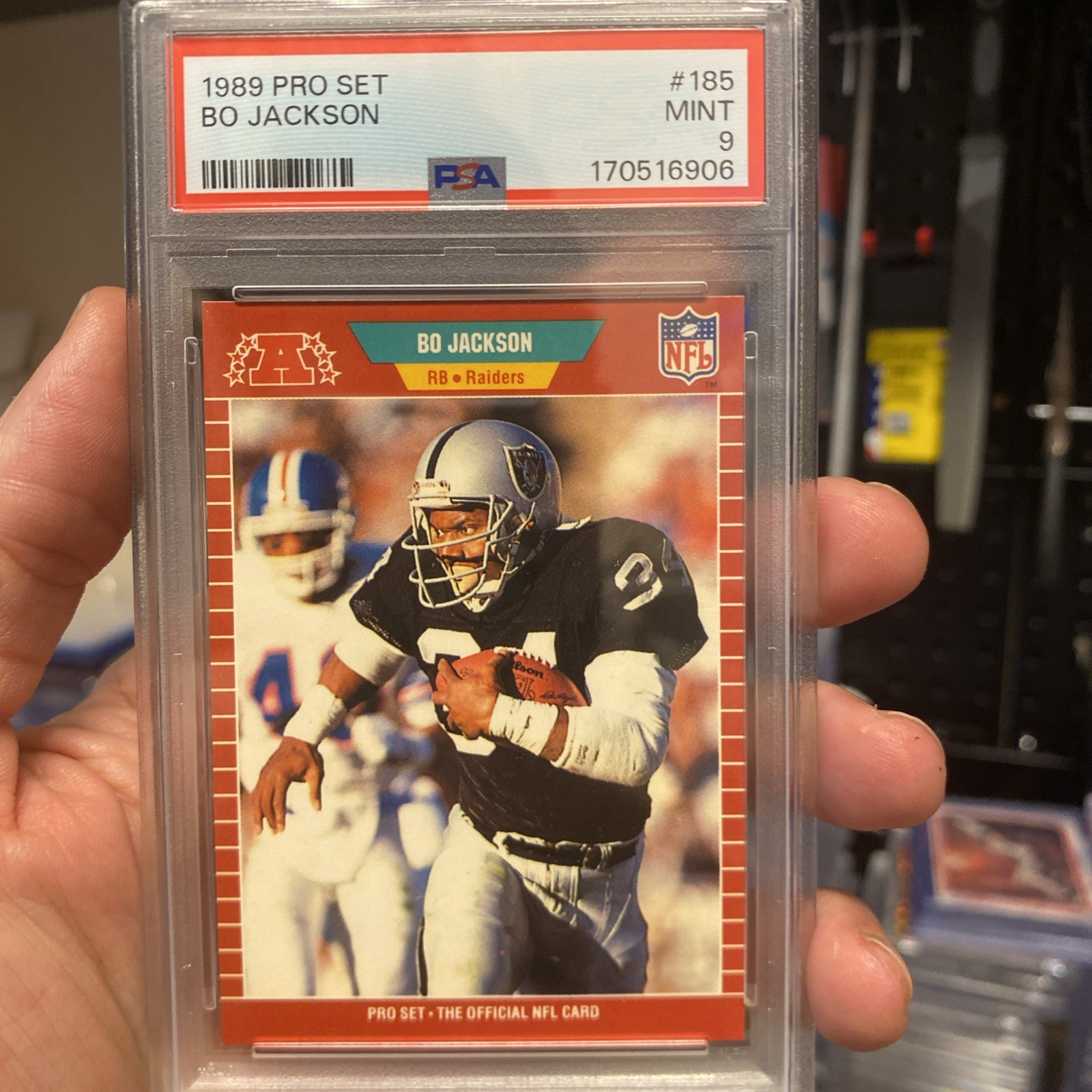 1989 Pro Set - Bo Jackson #185 PSA 9