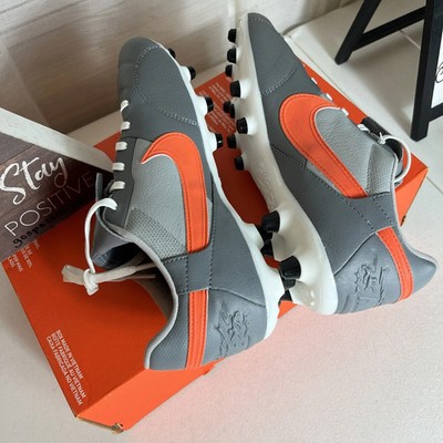 Nike Premier 3 FG Gray Orange 2022 AT5889-003 Men's Size 6.5