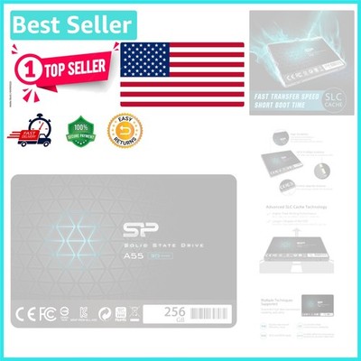 Silicon Power 256GB 3D NAND SSD - SLC Cache SATA III 2.5'' Internal Drive