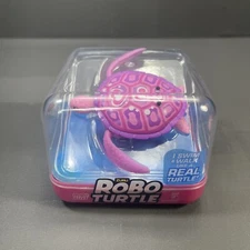 Zuru Robo Alive Robo Turtle Robotic Swimming Turtle, Pink, NEW!