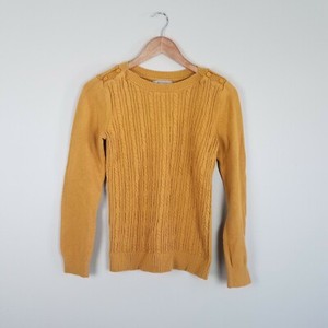 yellow angora sweater