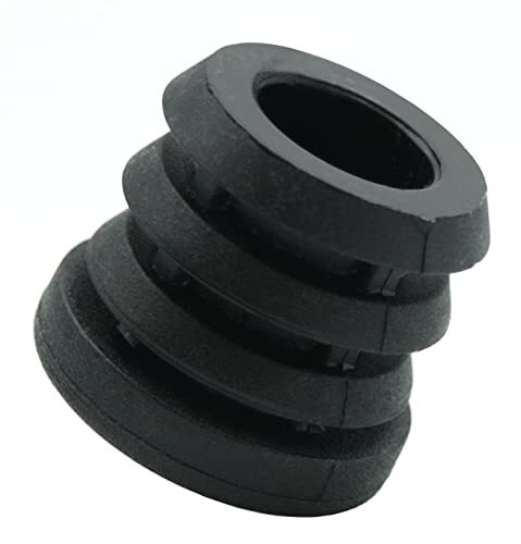 Design61 8 tappi filettati per tubo rotondo con filettatura in plastica (C7e)