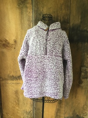 fluffy pullover jacket