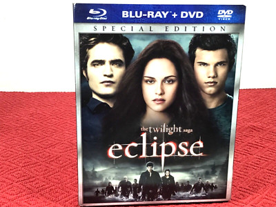 The Twilight Saga: Eclipse (Blu-ray + DVD, 2010) New. Fast shipping.