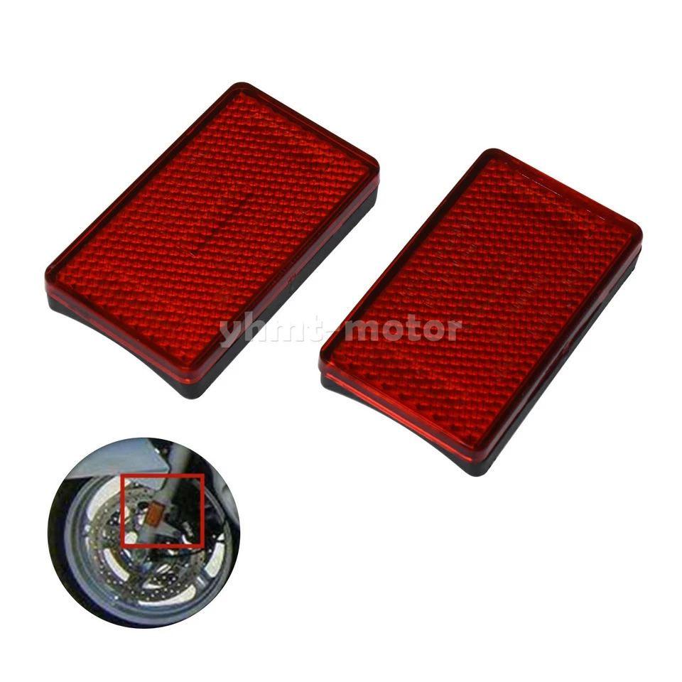 Cubierta reflectora de patas de horquilla delantera roja apta para BMW K1200RS K1200GT R1200RT R 1200 GS Foto 2 de 4