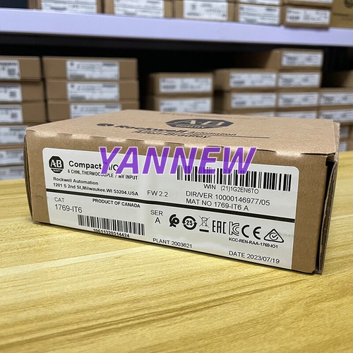 New Factory Sealed 1769-IT6 AB Thermocouple Mv Input Module 6chnl 1769IT6 NEW TX - Picture 6 of 8
