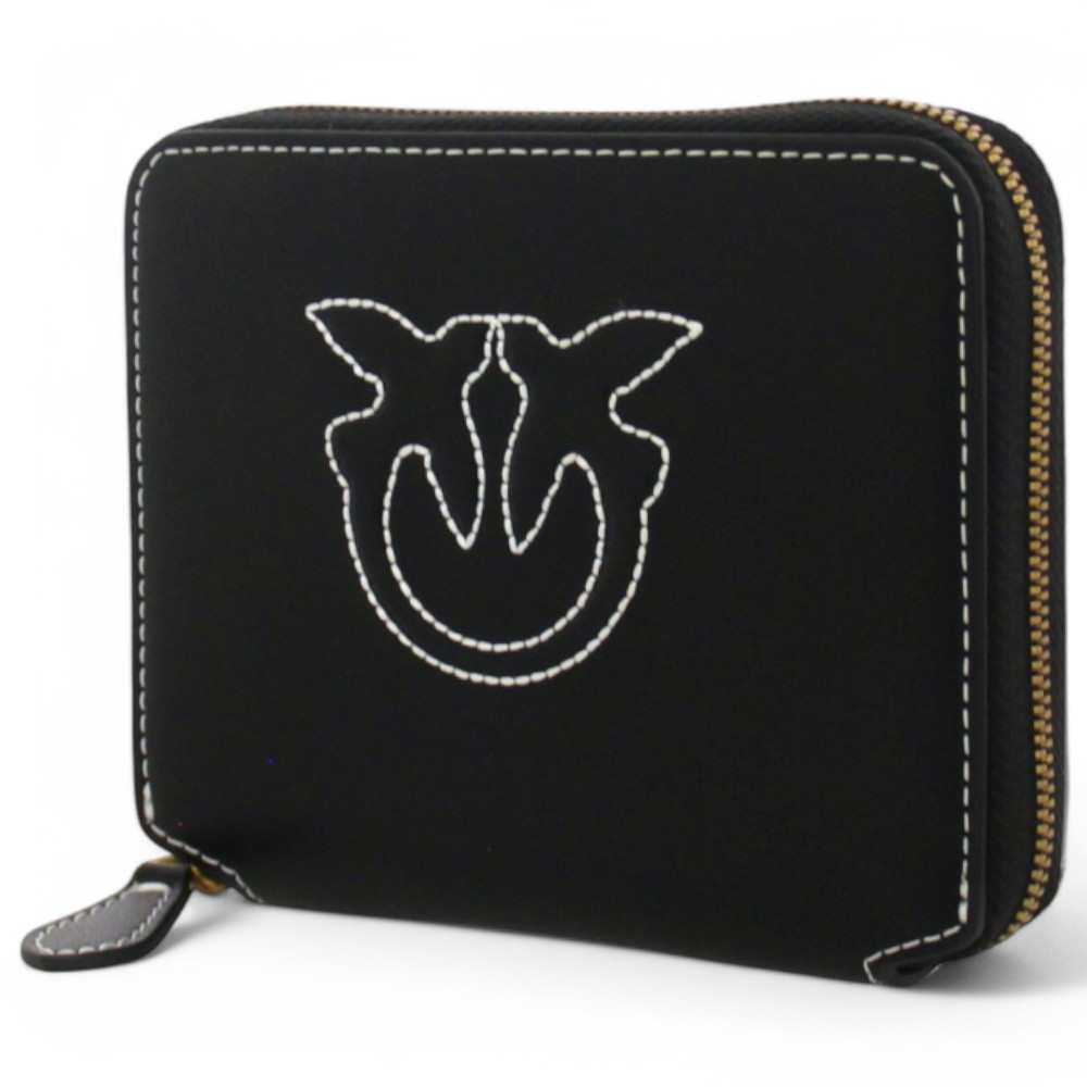 NEW PINKO Wallet TAYLOR Female Leather Black - 100249-A2AN