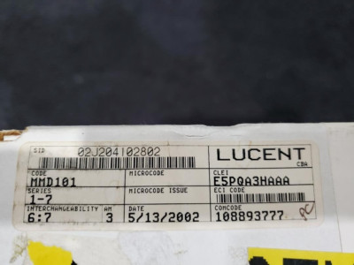 Lucent 5ess MMD101  S1:7 E5PQA3HAAA Circuit Pack 108893777 In Manufacture's Box