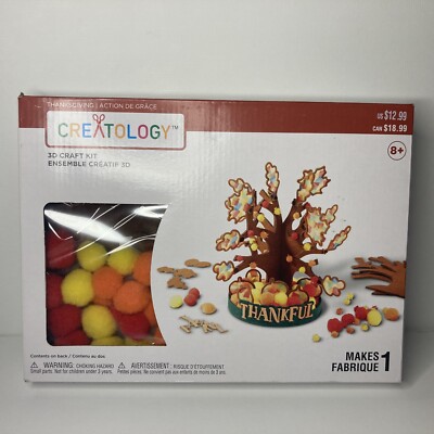 Creatology ~ DIY 3D Craft Kit ~ Thankful Tree ~ Age 8+ ~
