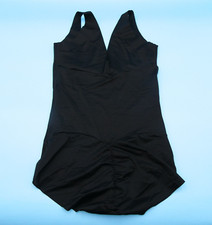 Leonisa Medium Black 018524 Plunge Back Classic Sculpting Body Shaper Shapewear