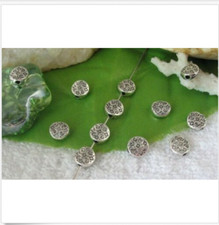 240pcs Tibetan Silver Flat spacer beads For Jewelry Making
