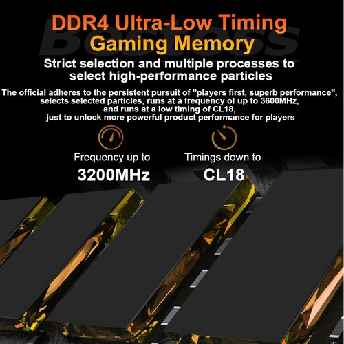 Memoria RAM RGB DDR4 8GB 16GB 32GB(2x16GB) Kit 3200 3600MHz 288pin 1.2V DIMM RAM - Picture 2 of 12