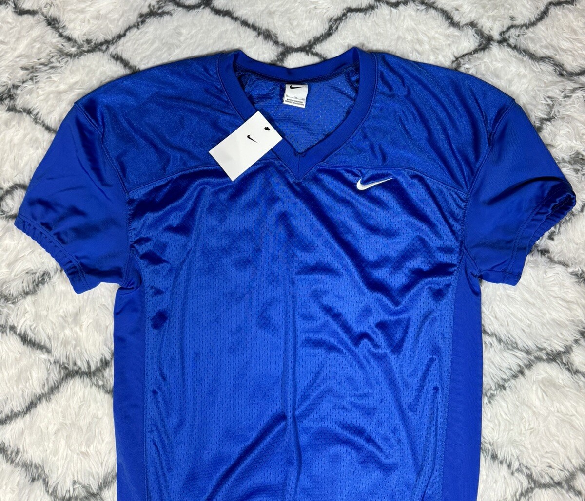 NIKE Vapor Varsity Football Practice Jersey Blue Mens Sz XL