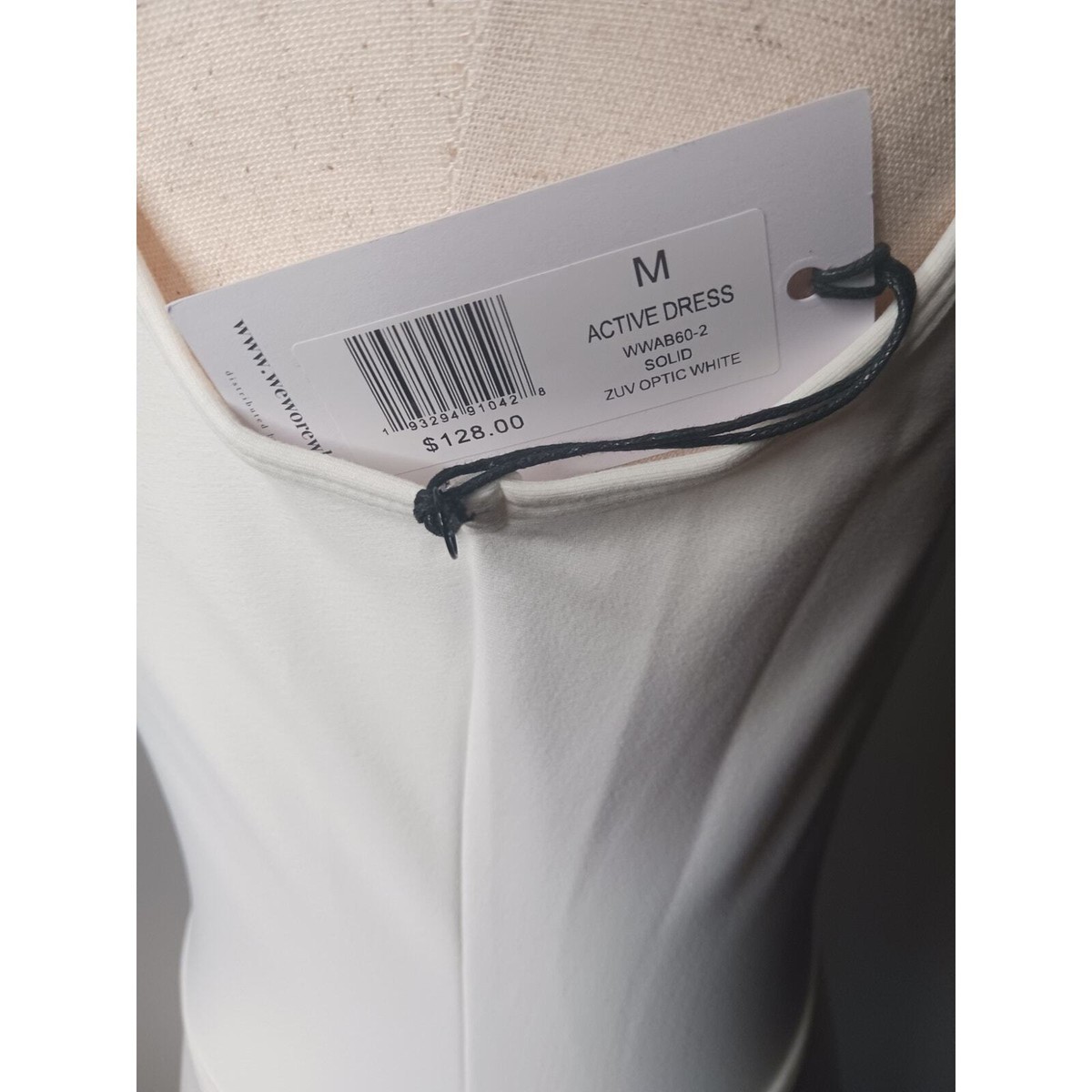 ハッピー WEWOREWHAT ACTIVE DRESS, Optic White, size: M, Internal shorts | eBay