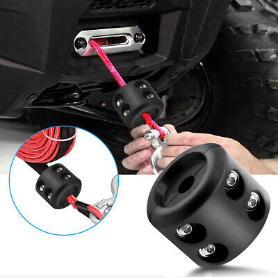 ATV UTV Winch Rubber Line Cable Stopper Hook Saver Vehicles Parts Accessories