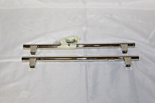 Pottery Barn Chrome Towel Bar/Handle. Set of 2. Open Box.