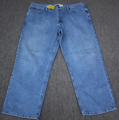 LEE RELAXED STRAIGHT Jean Pants For Men W42 X L30. TAG NO. 605W