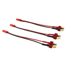 3pcs Male T-Plug to Male JST Connector Adapter 3.93inch Heavy Duty 20awg Wire...