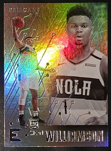 Zion Williamson 2019-20 Panini Chronicles ESSENTIALS Rookie Card (no.210)