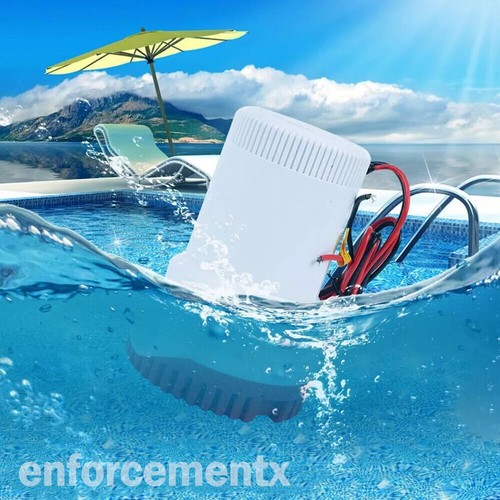 2000GPH Boat Marine Submersible Plumbing Electric Bilge Water Pump Yacht RV 12V - Bild 3 von 13