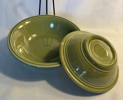 Vintage Fiesta Ironstone * Rasen grün * 51/2" und 61/2" Schüsseln * schön!
