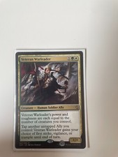 MTG- Duel Decks: Zendikar vs Eldrazi - Veteran Warleader- Sleeved