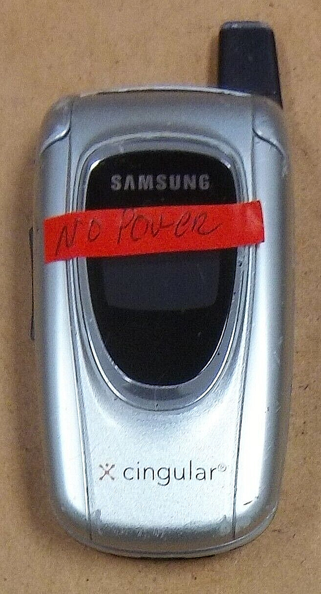 Samsung SGH-X497 - Silver and Black ( AT&T / Cingular ) Rare