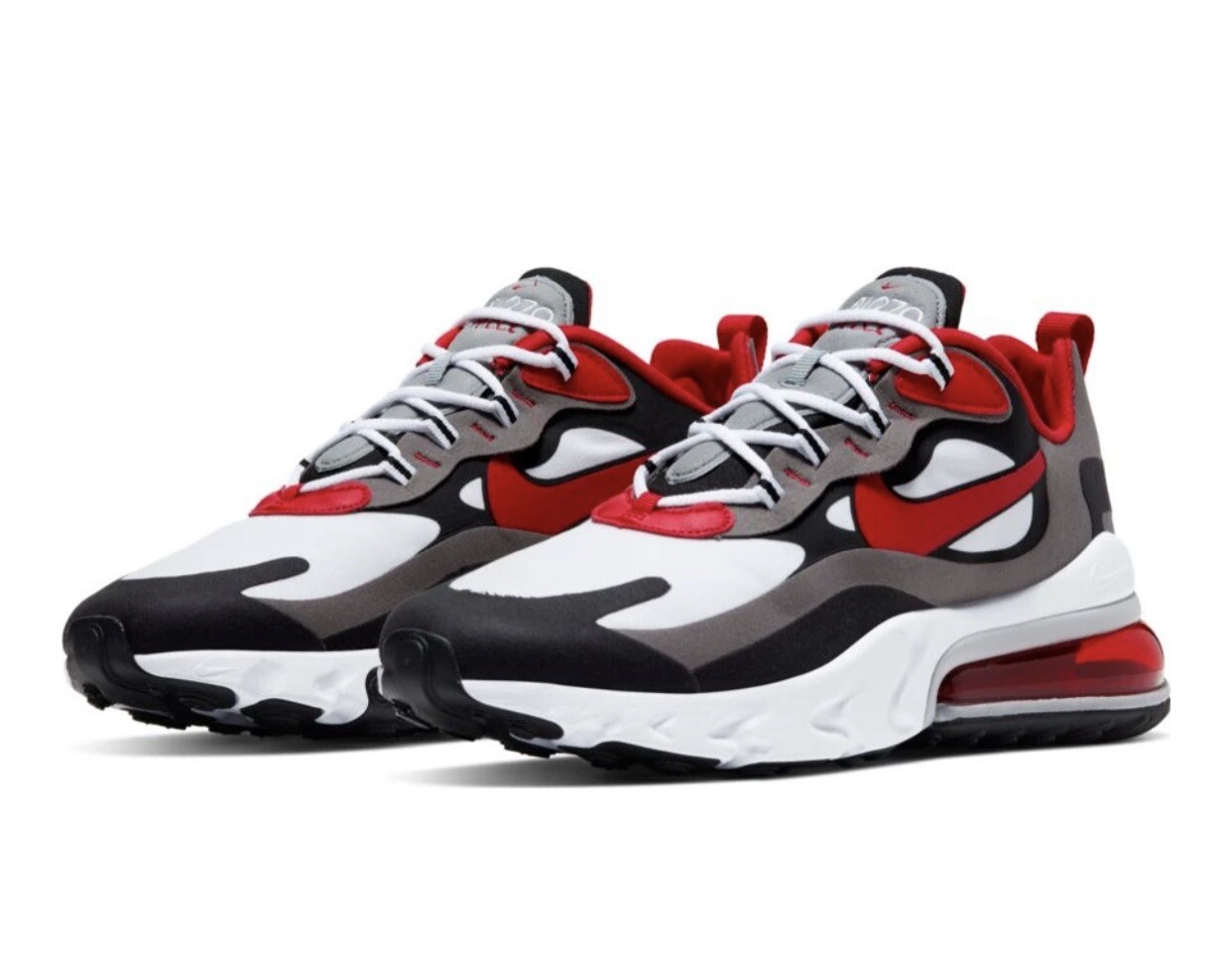 air max 270 trainer white / black / university red