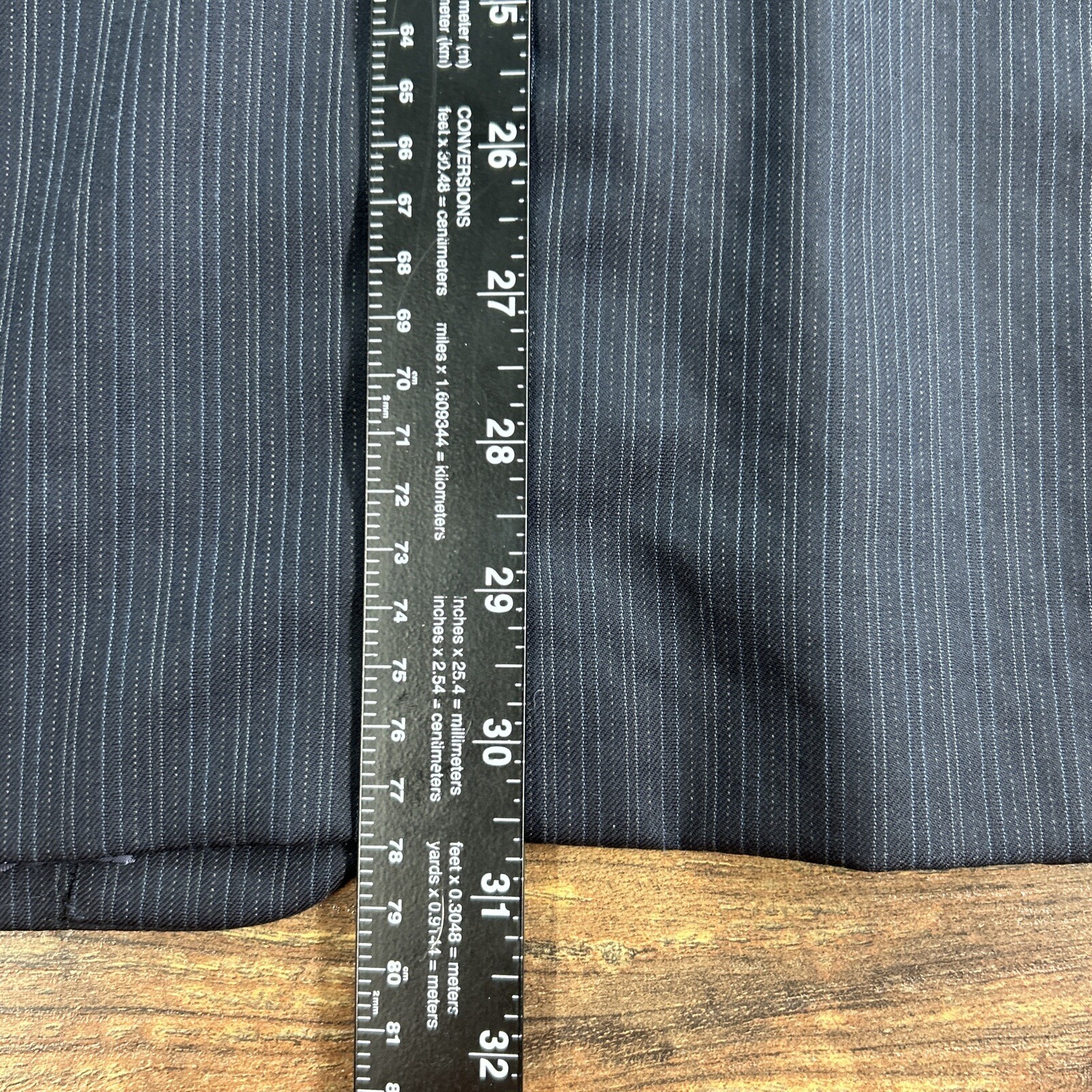 Ralph Ralph Lauren RRL Mens 40R Navy Blue Pinstripe Suit Jacket 100% Wool thumbnail 10