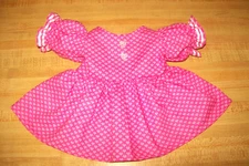 VALENTINE HEART HEARTS DRESS PINK ALL PRINT RIBBON for 16" CPK Cabbage Patch