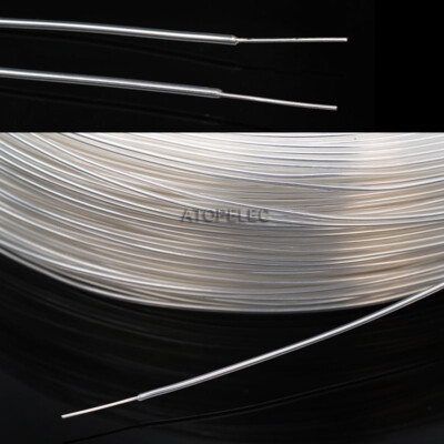 2M PTFE Silver Plated Solid Wire Single Core OFC Copper Cable Hi-Fi Audio DIY