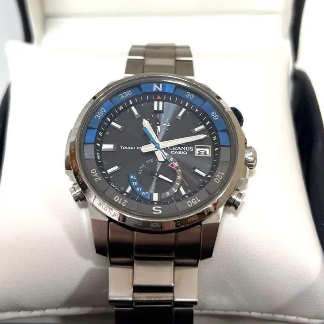 CASIO Oceanus Cacharo OCW-P1000-1AJF black Dial Solar Powered