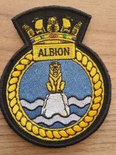 HMS Albion EMBROIDERED PATCHES